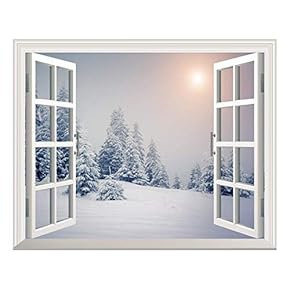 Removable Wall Sticker/Wall Mural (24"x32", White)