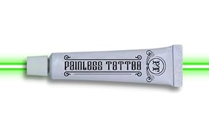 Painless Tattoo Cream - Maximum Strength - Great for Annorectal Issues, Tattoos, Microblading, Laser Hair Removal, Tattoo Removal, and More! - Pain Free For 3-5 Hours (Single Tube)