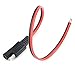 WMYCONGCONG 5 PCS SAE Power Automotive Extension Cable SAE Quick Connector Disconnect Plug SAE 2 Pin Automotive Extension Cable 18AWG 300mm
