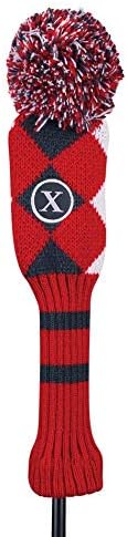 Callaway Unisex Adult Pom Pom Head Covers - Red/Titanium/White N/A - Image 3