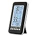 MIEO Round Panel Mount Thermometer and Hygrometer for Furniture/Cigar Box/Wine Cabinet HH654
