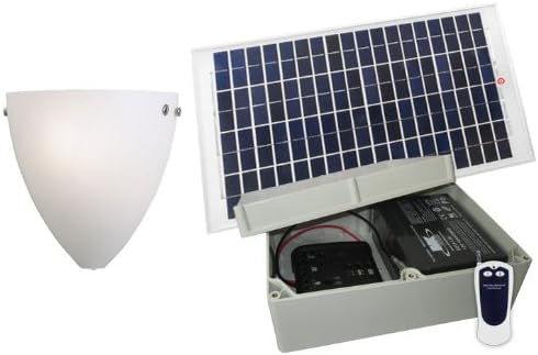 Solar Illuminations Indoor Solar Lighting System (Glass Wall Sconce)