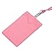 Leather ID Card Holder (Navy)