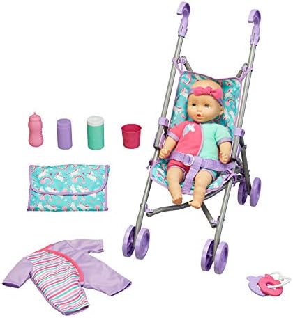 Kid Connection Baby Doll Stroller Play 