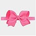 WillingTee 20 Colors Baby Girls Headbands 4.5 Inch Grosgrain Ribbon Hair Bows Soft Elastic Headbands Hair Accessories for Baby Girls Infants Toddlers