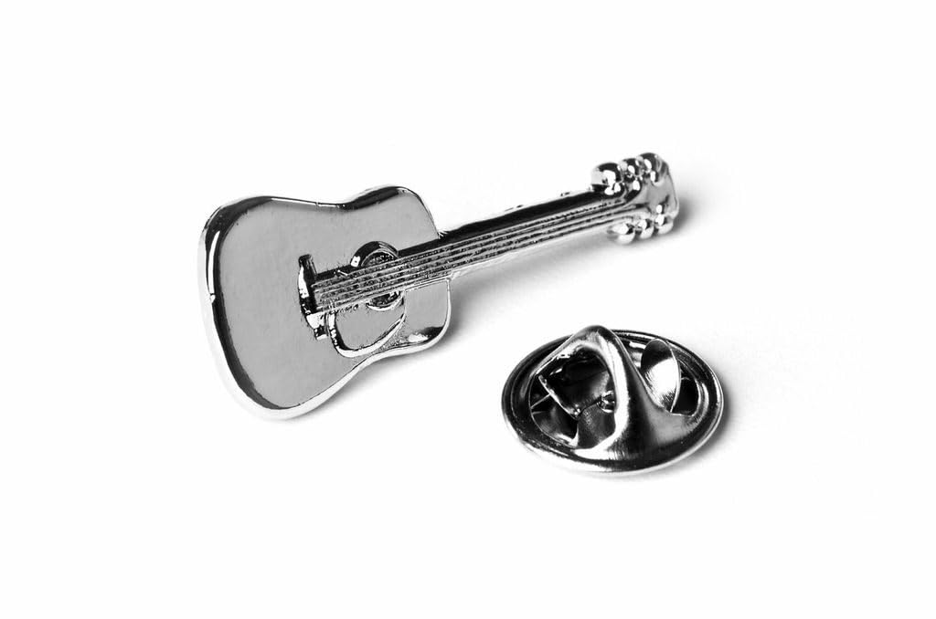 Gifticuffs Acoustic Guitar Pin Badge