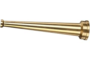 Kuriyama BHN-2410ST Brass Hose Nozzle, 1-1/2" NST Female, 10" Length