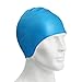 KATTEONG Swimming Cap Silicone Non-Toxic Tasteless Long Hair Swim Cap with 3D Ergonomic Design Ear Pockets and Great High Elasticity for Teenagers Women and Adults Keeps Hair Clean Ear Dry