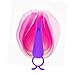 Quiet Powerful Silicone Mini Vibrator with 10 Modes for Travel, LUV-SPOT Rechargeable Sex Toys with Soft Smooth Tentacles to Clitoris Nipple Penis Stimulation Massager for Women, Men and Couples