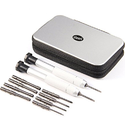Mini Pocket Precision Screwdriver Set DIY Nut Driver Nutdriver Tool Kit for Eyeglass Clock Sunglasses Glasses Watch Smartphone Cellphone Electronics Laptop Repair