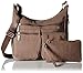 Baggallini Everywhere Bagg - Hobo Crossbody Bag for Women with RFID Wristlet – Water-resistant Travel Bag