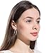 Cubic Zirconia CZ Hoop Earrings for Women