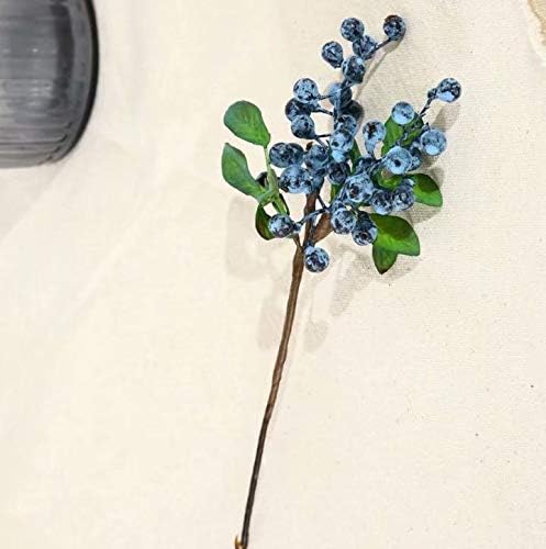 5 Pieces Christmas Berries, DIY Artificial Fruit Berry Holly Flower Branch Wreath Craft Decoration