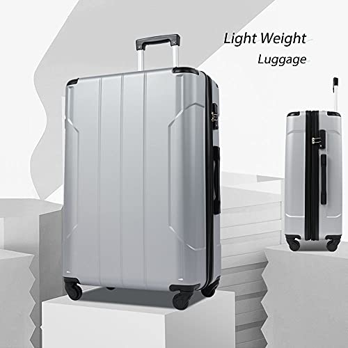 Merax Expandable Suitcases With Wheels and Reinforced Corners, Light