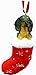 Dachshund Christmas Stocking Ornament with 