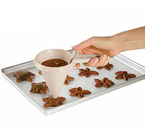 New Icing Candy Chocolate Pastry Mold Batter Dispenser Cream Pancake Funnel By Sixsons