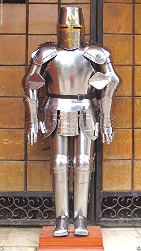 QUICK FALCON TRADER Medieval Wearable Knight Crusader Full Suit of Armor Collectible Armor Costume