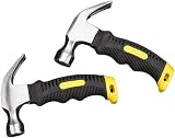 Kronmutou Portable Claw Hammer Stainless Steel Nail Puller Rubber Guard Random view 7