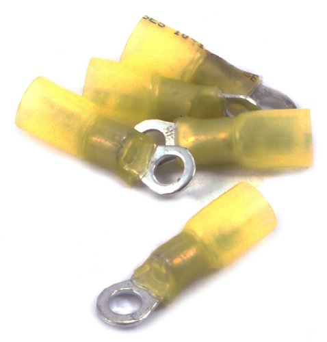 Butt Connectors 100pcs Heat Shrink Blue 16-14 AWG 0.6mm Red Copper... Heat Shrink Butt Connectors