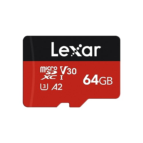 Lexar E-Series Plus 64GB Micro SD Card, microSDXC