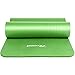 REEHUT 1/2-Inch Extra Thick High Density NBR Exercise Yoga Mat for Pilates, Fitness & Workout w/Carrying Strap (Green)
