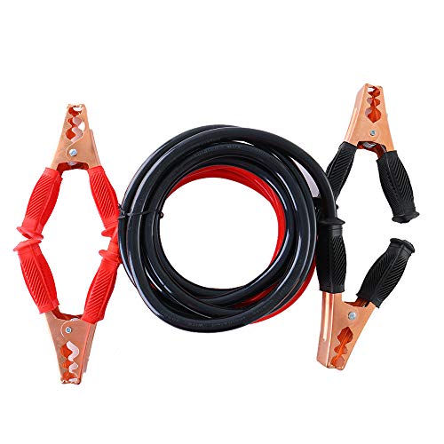 LtrottedJ Heavy Duty Jumper Booster Cables Commercial Grade Battery 4 Gauge 10ft 1000 AMP