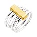 Silpada 'Agility' Ring in Sterling Silver and Brass, Size 7, Size 7