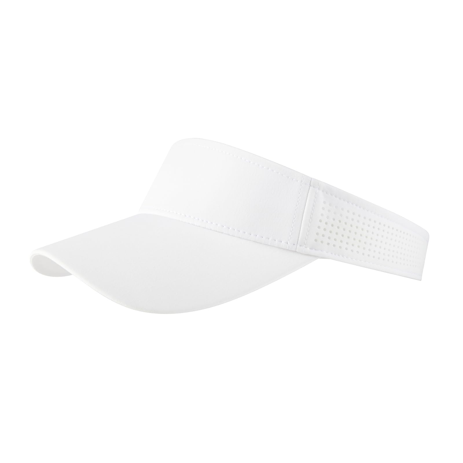 Photo 1 of FEICUI Women's Sun Sports Visor Adjustable Empty Top Baseball Cap Athletic Performance Outdoor Hat (White)