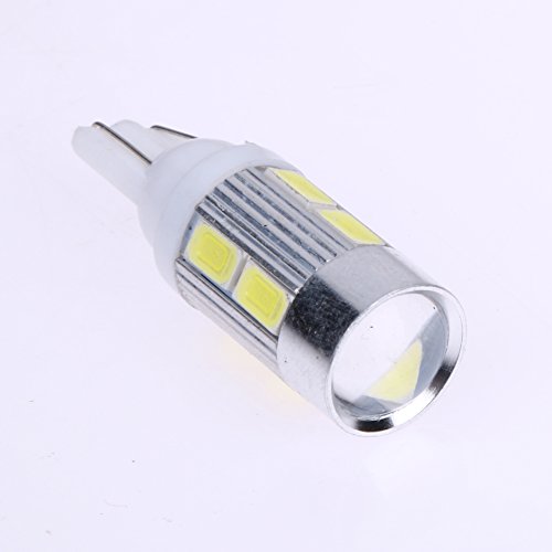 UEB 10 X Car Led Lights T10 5630 10smd Led Wide Light W5W 194 - Thumbnail 4