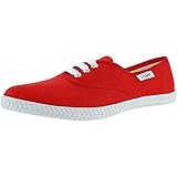 Tomy Takkies Women's Canvas Original Plimsolls 8 UK Red