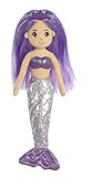 Aurora World Sea Sparkles Mermaid Plush, Amethyst, Small