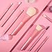 Docolor Makeup Brushes 8Pcs Premium Makeup Brush Set Foundation Powder Make Up Brushes with Holder
