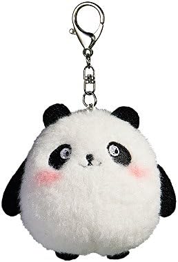 SOCOMP Panda Plush Keychain Cute Stuffed Animal Handbag Pendent Party Favors Hanging Ornament Dolls Cartoon Animal Doll Keyring Purse Charms 4''
