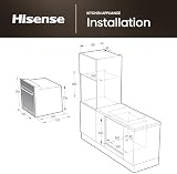 Hisense Built-in 60L Electric Oven Black 530x595x595 mm A Rated view 10
