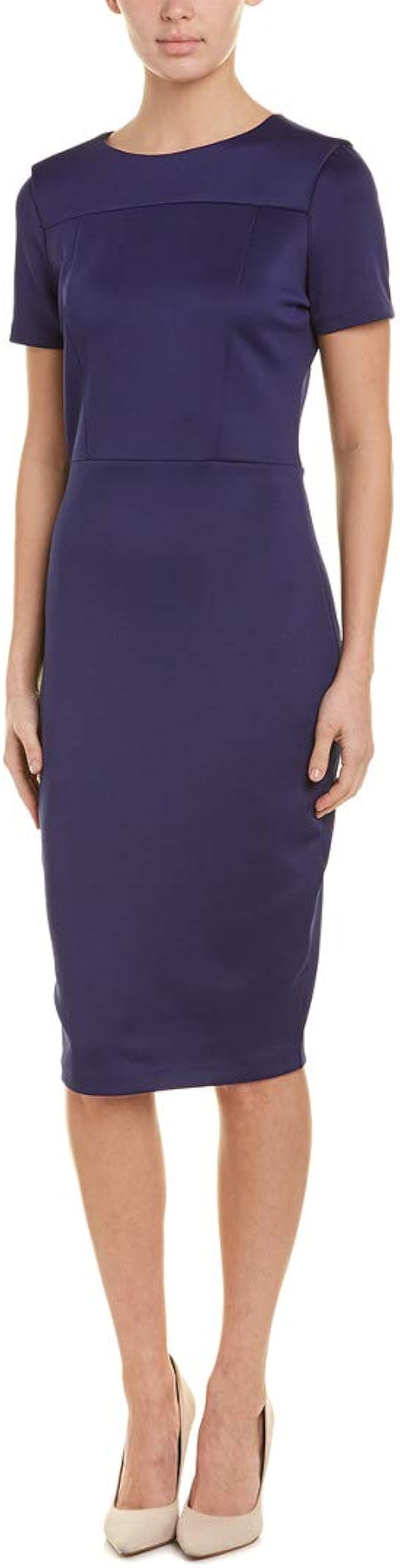 alexia admor scuba midi sheath dress