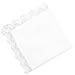 6/12/18 Pack of Ladies White Perfect Wedding Lace Cotton Handkerchiefs
