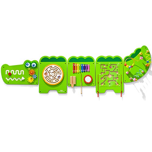 Viga Toys Wall Game-Crocodile - 18 Month and up