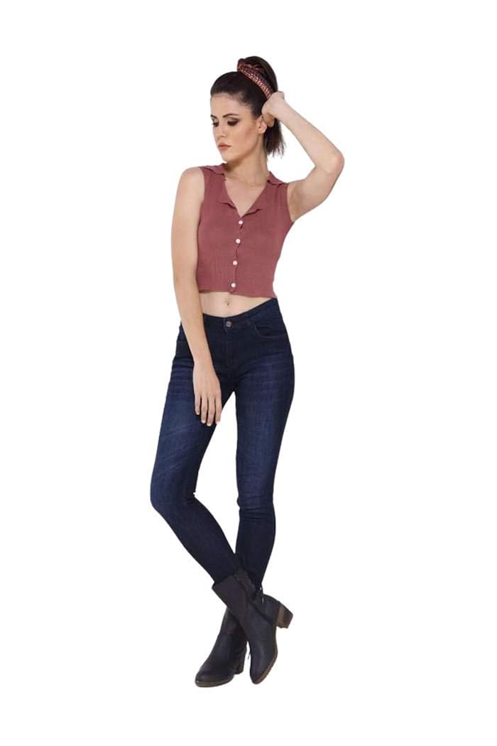 Buy Freakins Skinny Fit Denim Mid Rise Jeans For Women Girls At Amazon In