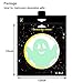 Six Timid Ghosts Wall Decals Halloween Decorations Glow in The Dark, XYIYI Spooky Wall Stickers for Halloween Party Kids Home Room Décor