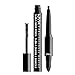 NYX PROFESSIONAL MAKEUP 3-In-1 Brow Pencil, Eyebrow Pencil - Charcoal