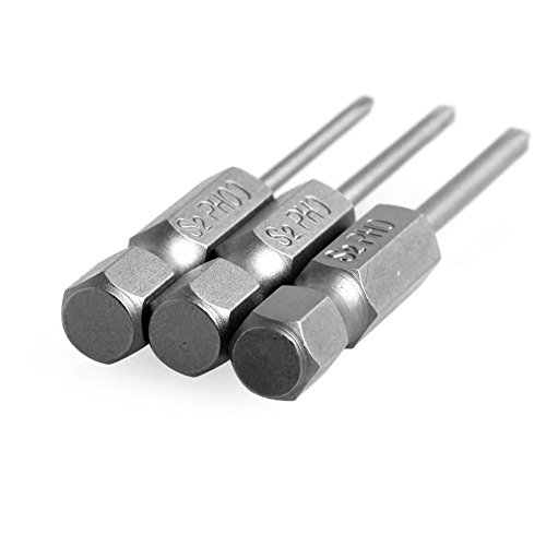 Feamos 12Pcs Hex Shank Magnetic Phillips Cross Screwdriver Bits 50mm 1/4 Inch - Thumbnail 6