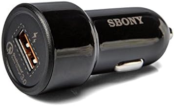 SBONY Quick Charge 3.0 18W USB Car Charger with Qualcomm Quick Charge 3.0 Technology, PowerDrive+ 1 for Samsung Galaxy, Note and PowerIQ for iPhone, iPad, LG, Nexus, HTC and More Phone(Black)