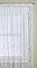 LORRAINE HOME FASHIONS Monaco Super Wide Tailored Window Panel, 120 by 63-Inch, Snow White, Set of 2