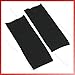 Women Beauty Slim Weight Loss Thigh Leg Massage Shaper Ultra-Thin Magic Stretch Elastic Breatheable Calorie Off Slim Belt (Black)