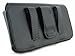 NEM H078 Horizontal Large Oversize 5.75x3x0.75 Carrying Case with Belt Loops and Belt Clip, Compatible with Samsung Galaxy S3, S4 or HTC One Smart Phone.