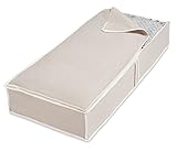 Whitmor 6082-75 Natural Linen Soft Storage Jumbo Underbed Bag