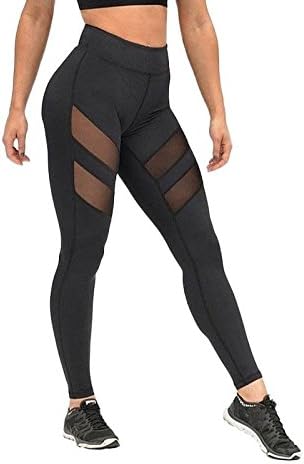 MAYUAN520 Polainas Harajuku Athleisure Empalme de Malla para ...