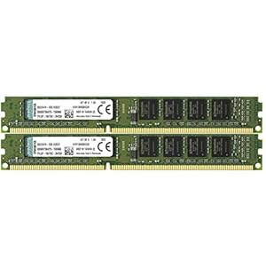 Kingston ValueRAM 8GB Kit (2x4GB) 1333MHz DDR3 Non-ECC CL9 DIMM SR x8 Desktop Memory KVR13N9S8K2/8