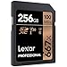 Lexar Professional 667X 256GB SDXC UHS-I/U3 Card (LSD256BNA667) Black