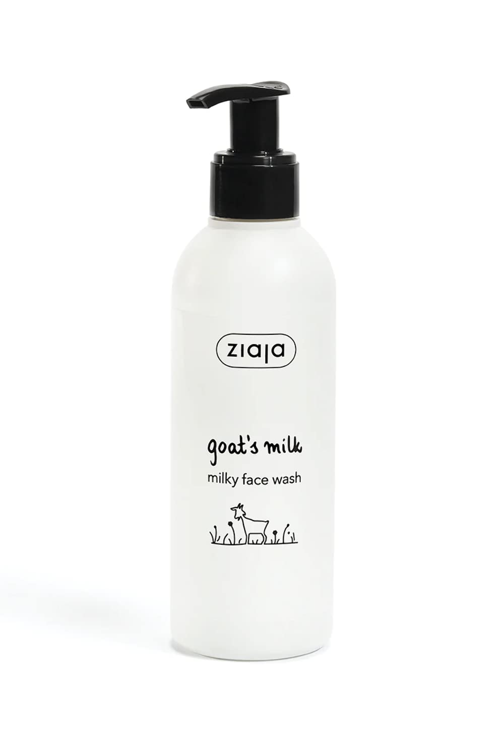 Ziaja Goat’s Milk Face Wash, 200 ml - Creamy Cleanser with Hydrating & Soothing Formula for All Skin Types